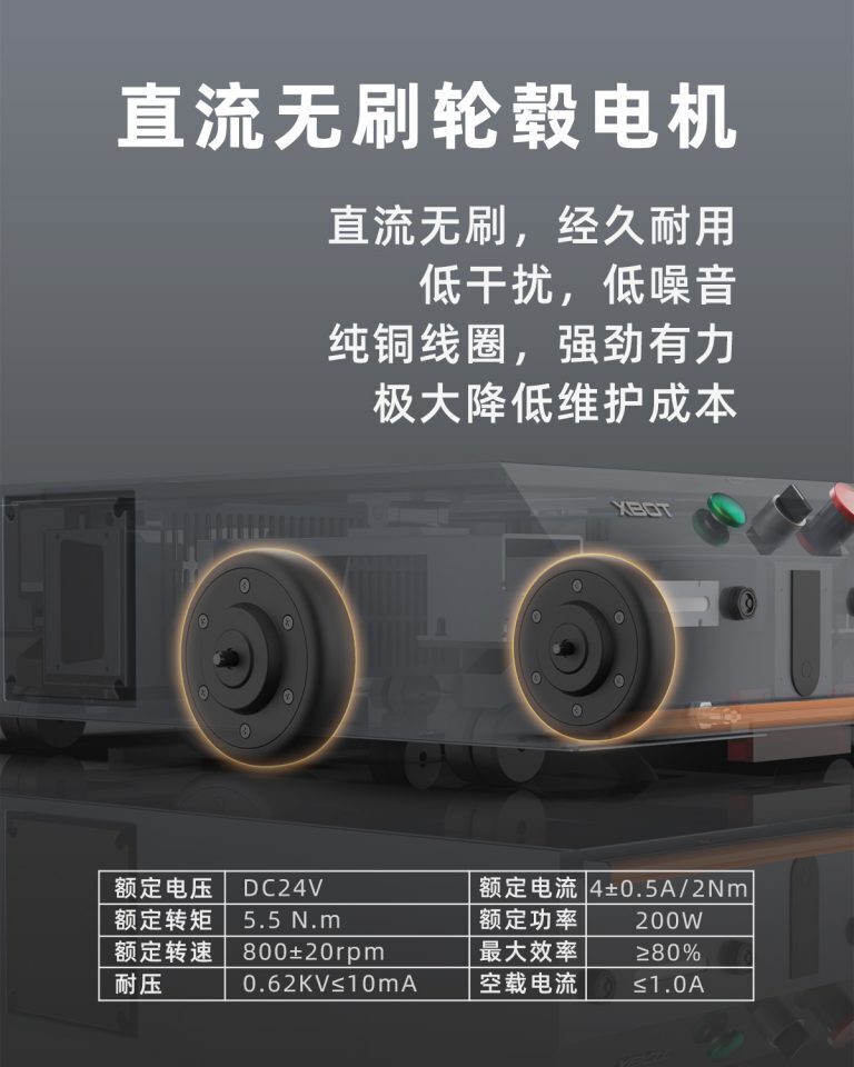 AGV自動化配送機器人電機